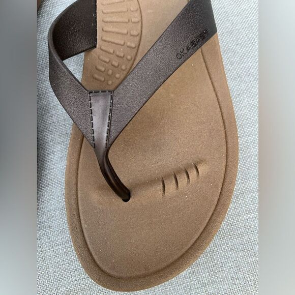 Okabashi Breeze flip flops, flexible strap, very comfortable, new, M/L, fits 8.5 - Picture 4 of 7